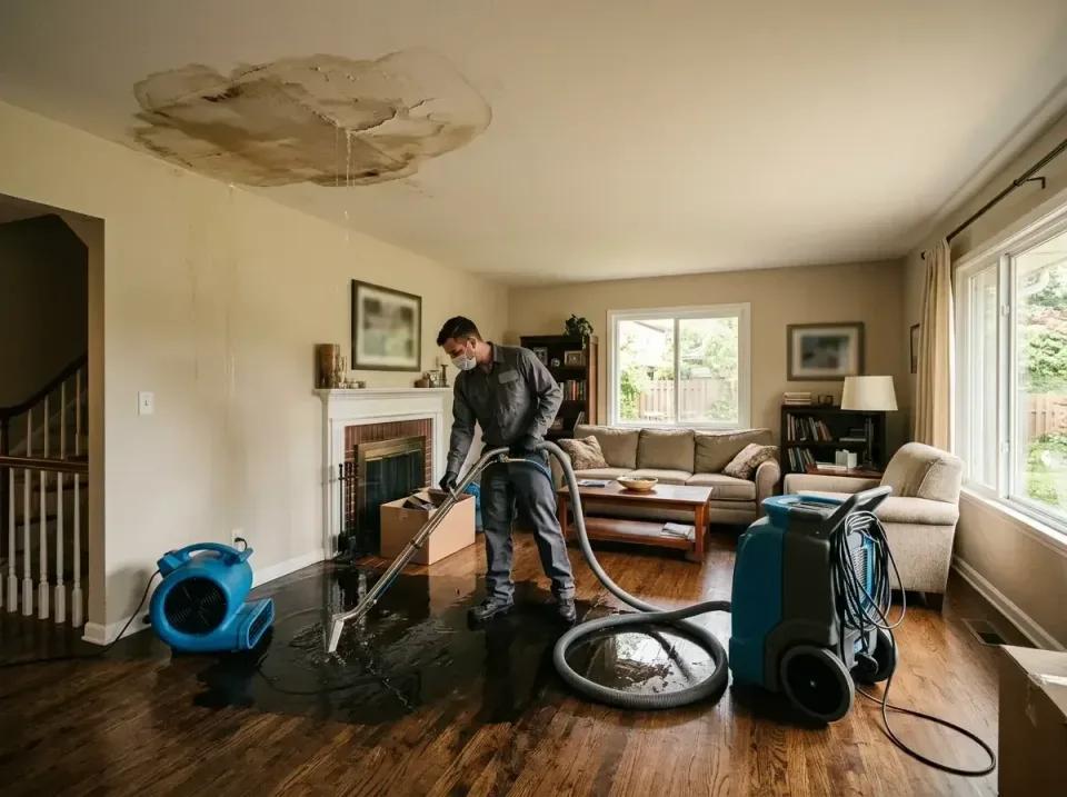 attic-pipe-burst-ceiling-drip-008 — frequently asked questions, Water Damage Restoration & Carpet Care in Claiborne, LA